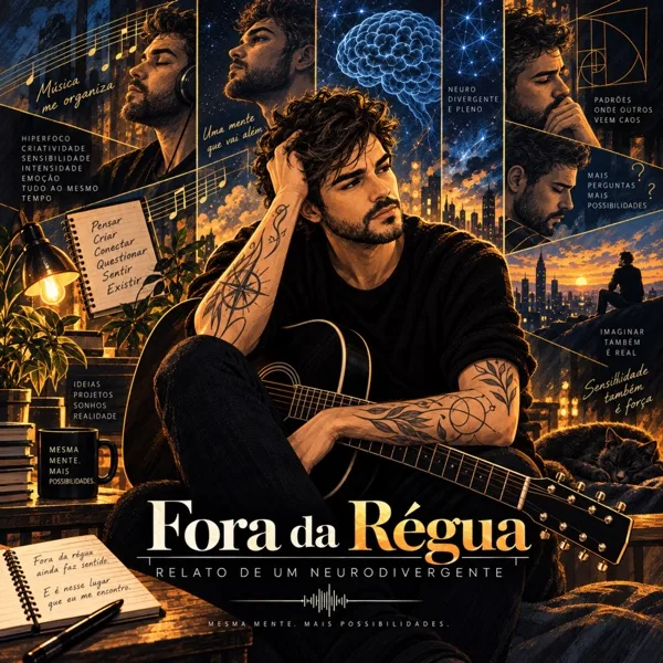 Capa de Fora da Régua - Relato de um Neurodivergente