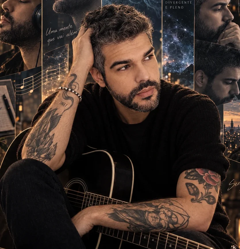 Paulo Câmara com o violão